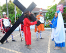 Over 1,000 faithful attend Live Stations of the Cross themed Covid-19 at St Antony’s Ashram